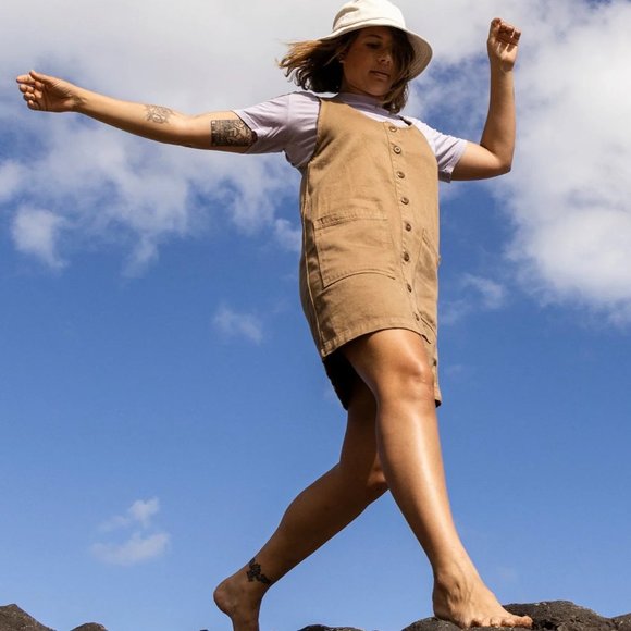 Jungmaven Jumper Dress in Coyote - Picture 2 of 2